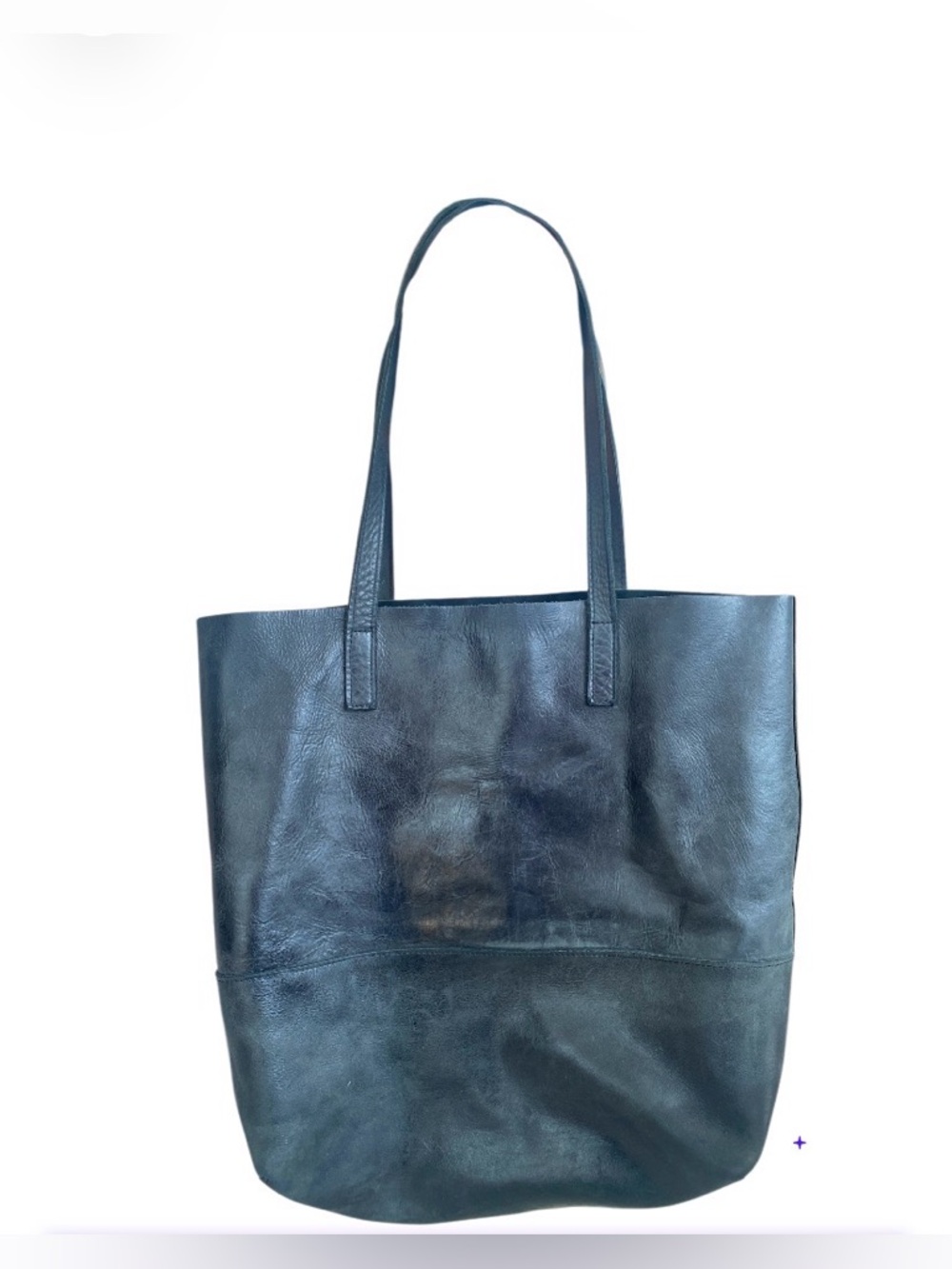 Able Classic Black Leather Tote bag very good condition - Picture 6 of 15